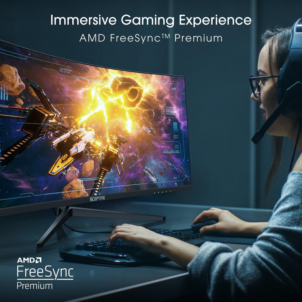 ¡Nuevo! Sceptre - Monitor para juegos curvado de 30 pulgadas 200+Hz...