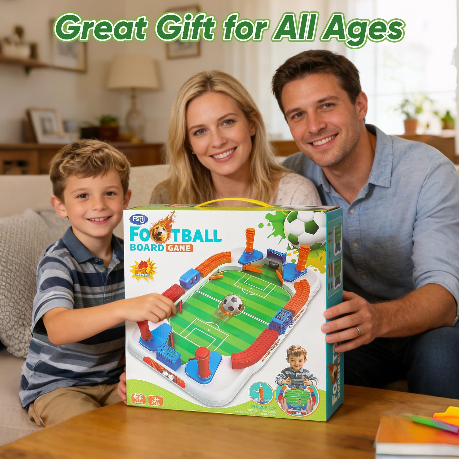Mini juego de mesa de fútbol para niños, juguete de fútbol de inter...