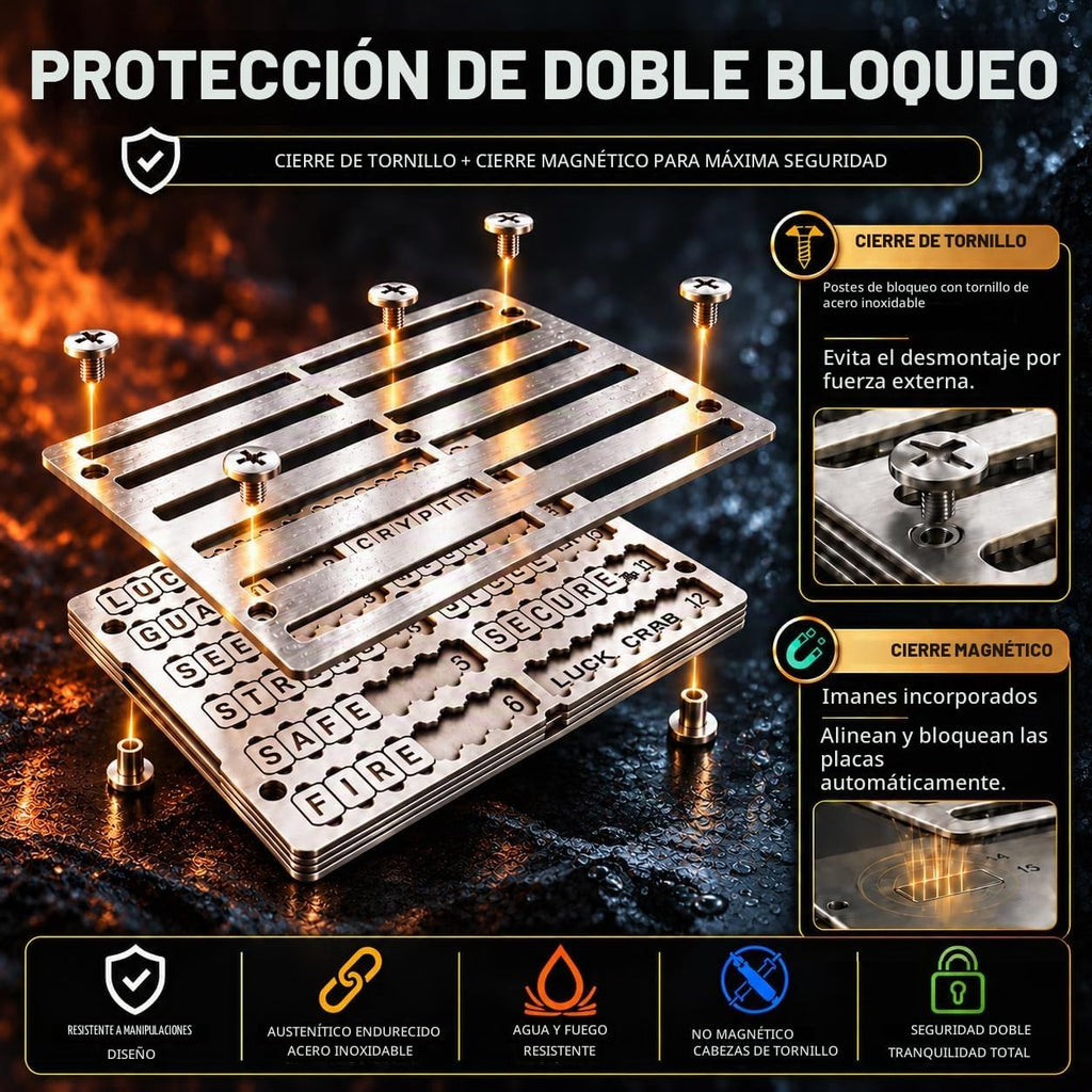 luckcrab Almacenamiento de frases de semillas criptográficas de met...