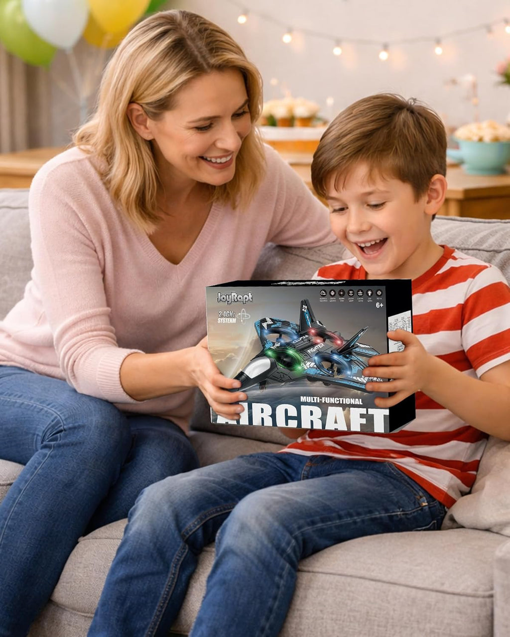 Drones para niños con forma de avión a control remoto, avión de con...