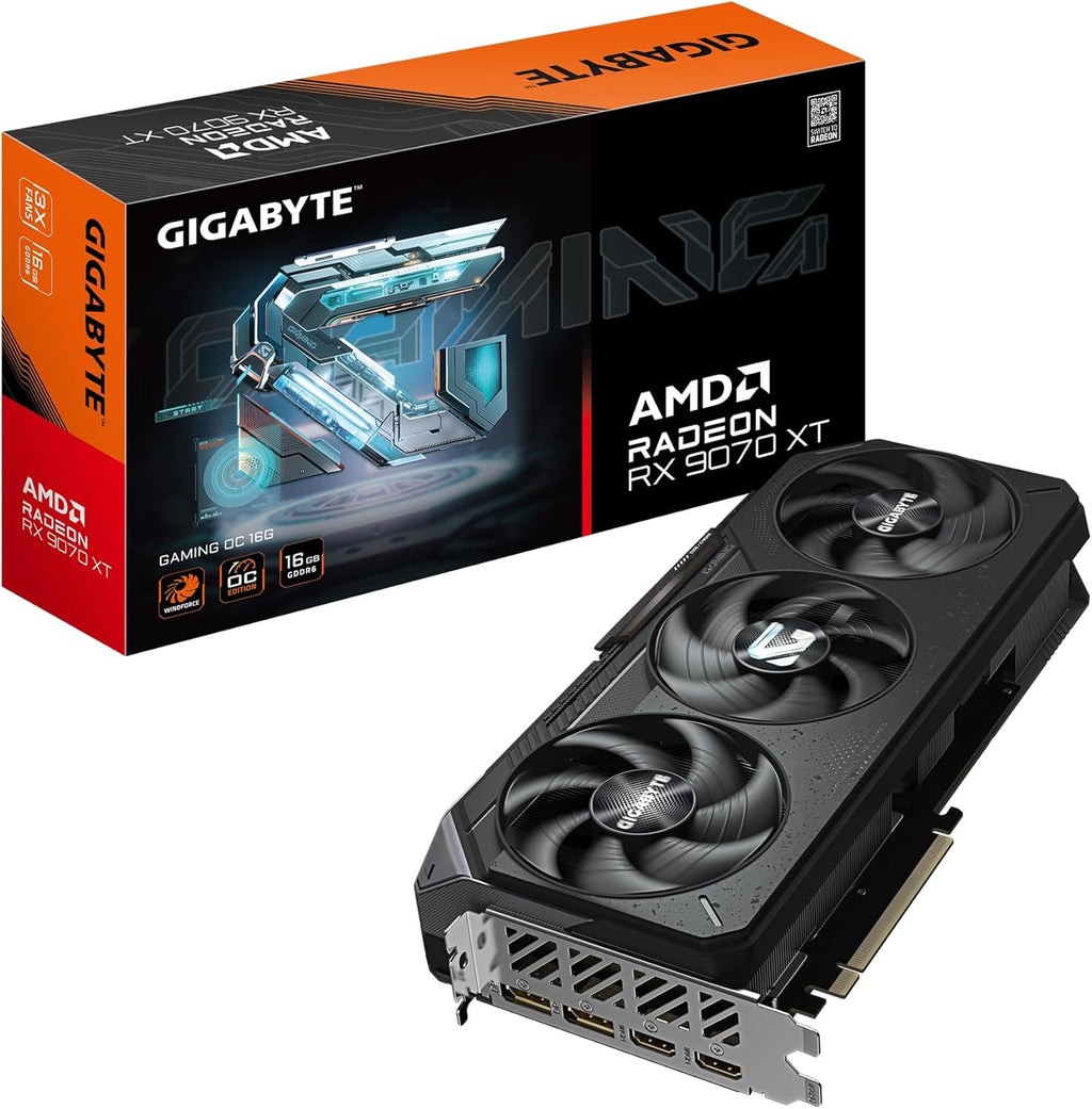 GIGABYTE Radeon RX 9070 XT Gaming OC 16G, tarjeta gráfica, PCIe 5.0...