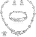 Conjuntos de joyas de oro para mujer, conjuntos de joyas de oro XOX...