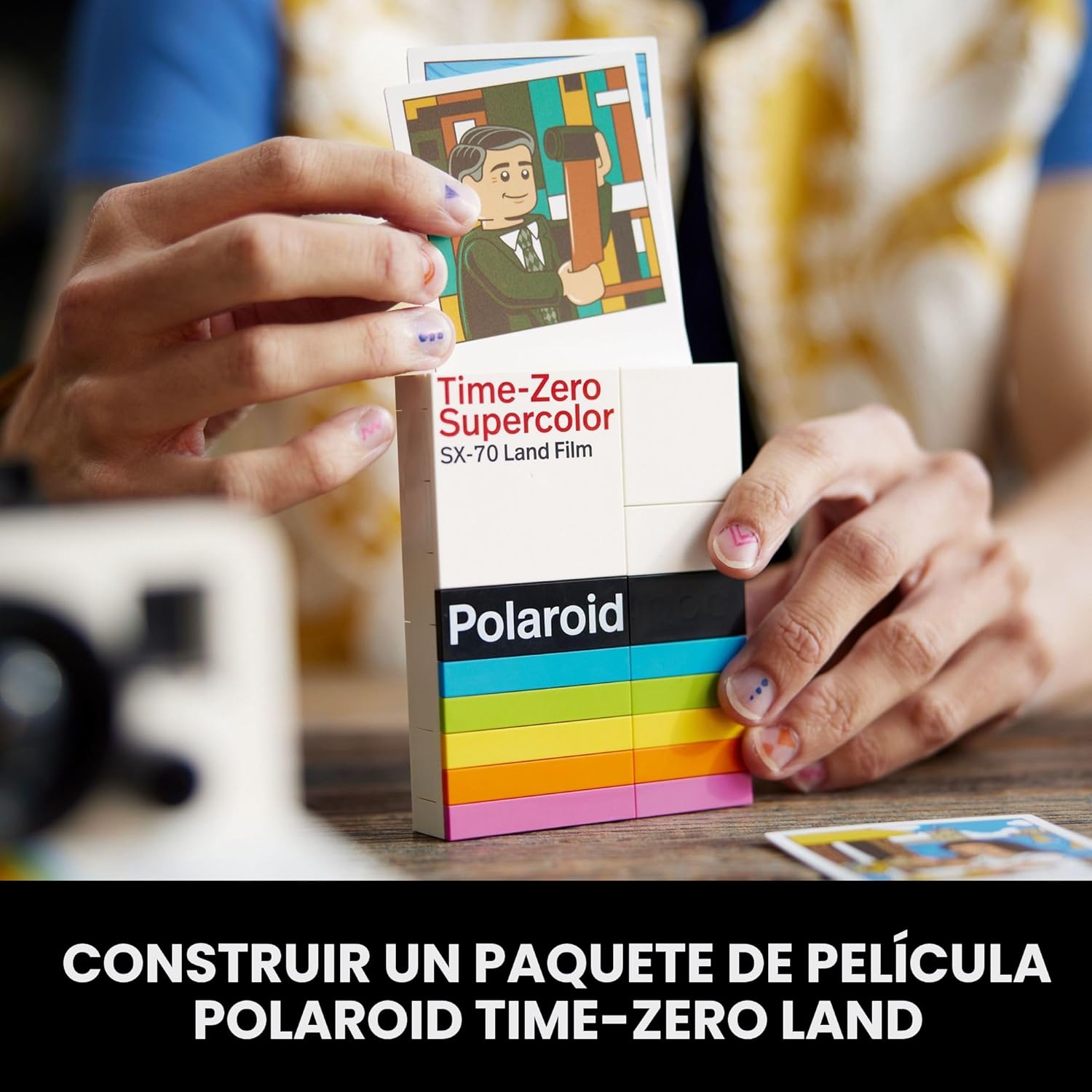 LEGO Ideas Polaroid OneStep SX-70 - Juego de construcción para adul...