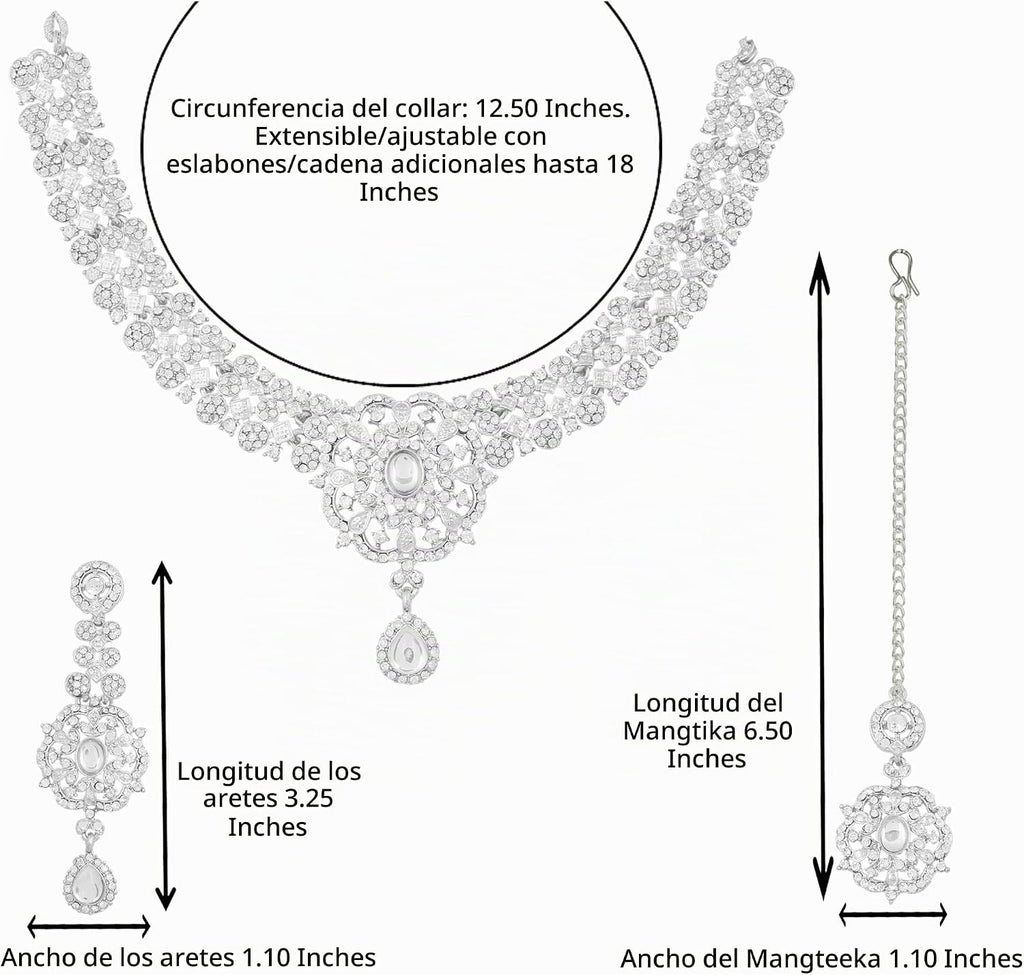 Conjuntos de joyas Touchstone para mujer, joyería india para boda,...