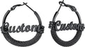 PROSTEEL 12\/16\/24\/32\/40 Pulgadas Aretes de Aro Gruesos para Muj...