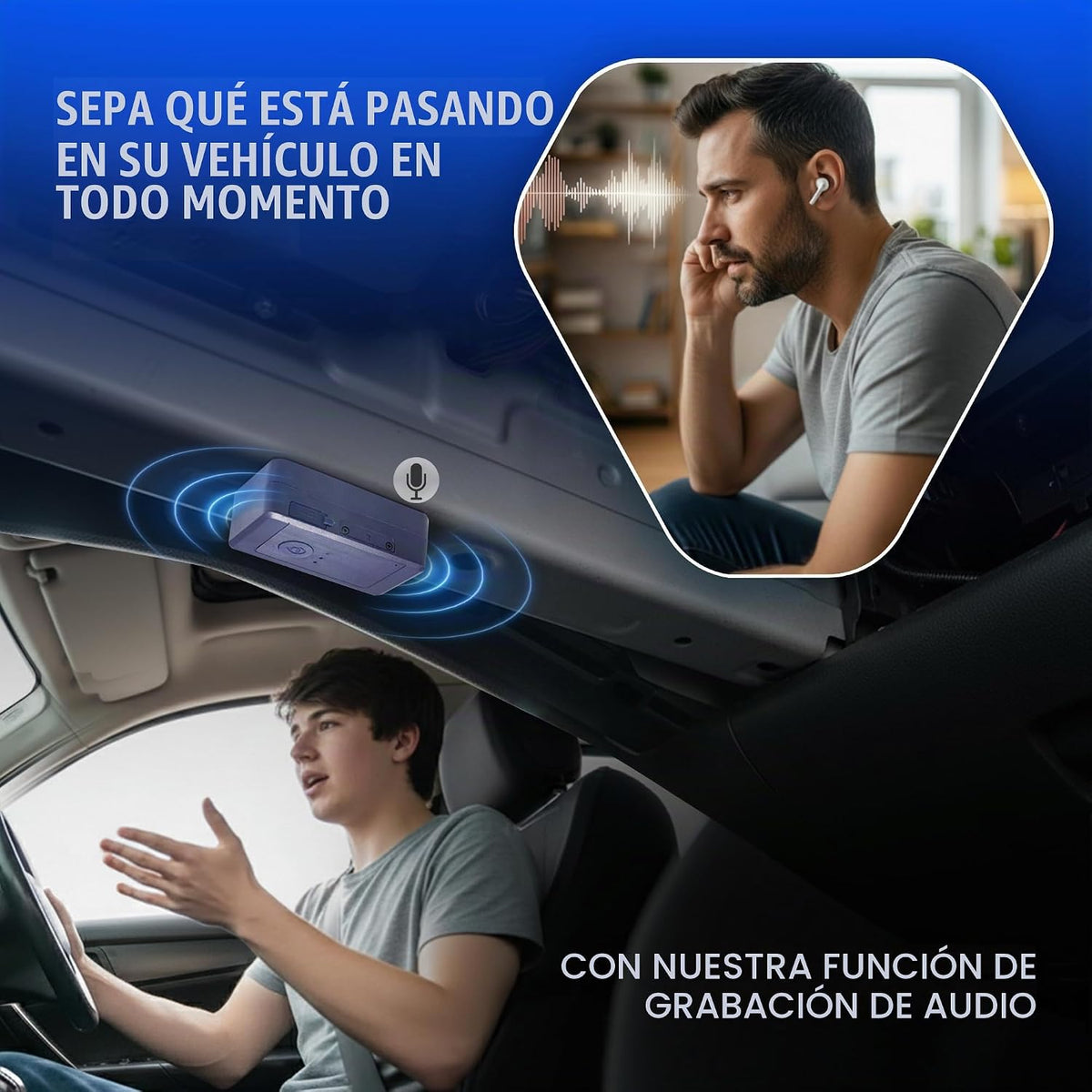 Rastreador GPS para vehículos sin suscripción, dispositivo magnétic...