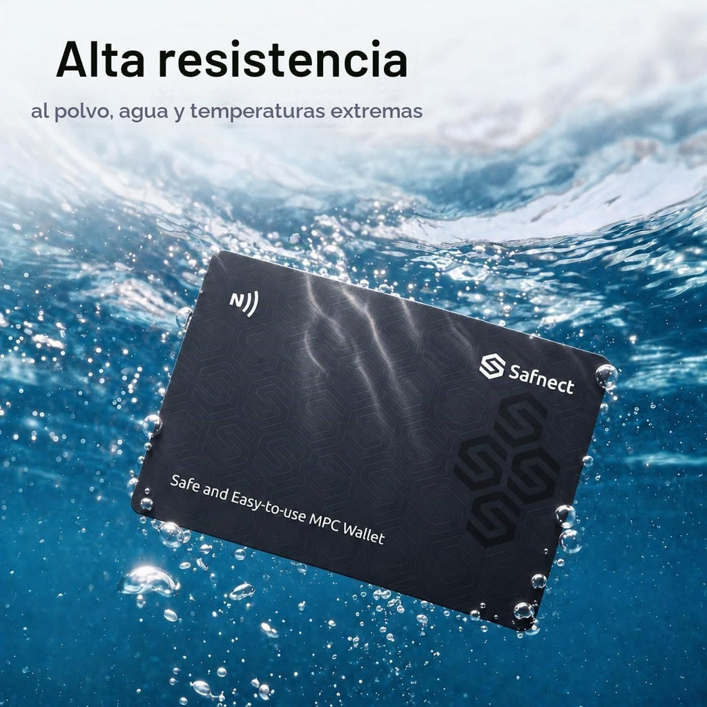 Cold Wallet Crypto con 2 de 3 recuperación de doble diseño de segur...