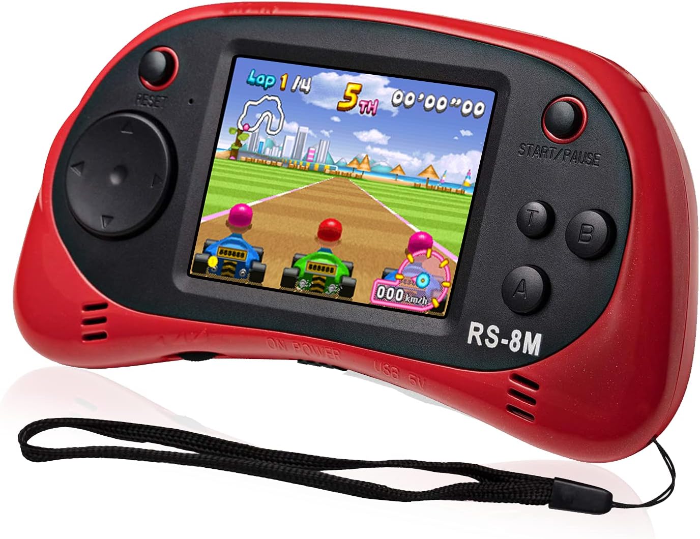 Reproductor de videojuegos portátil de mano para niños con 200 jueg...