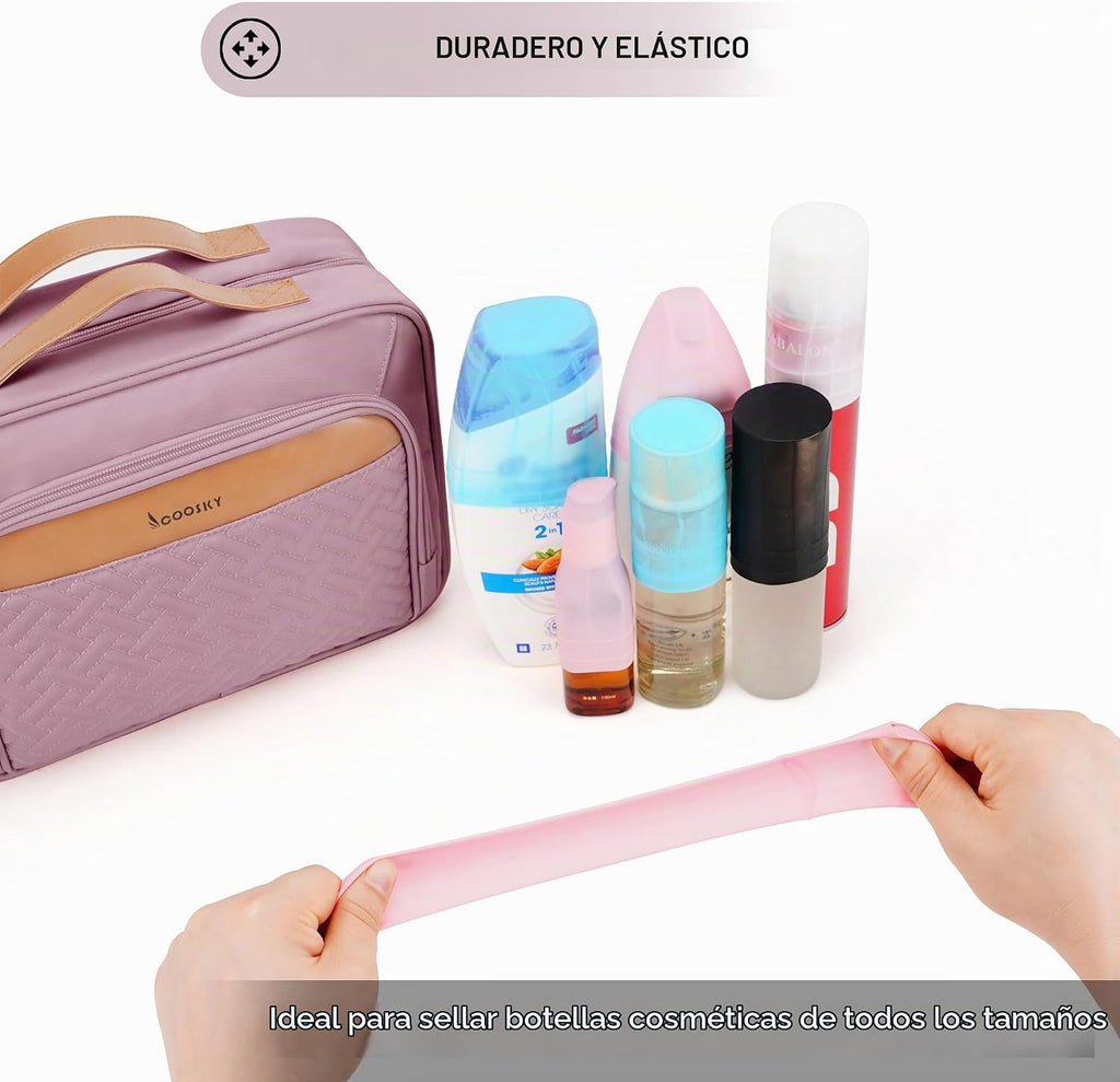 Neceser colgante de viaje para mujeres y hombres, con 6 fundas de b...