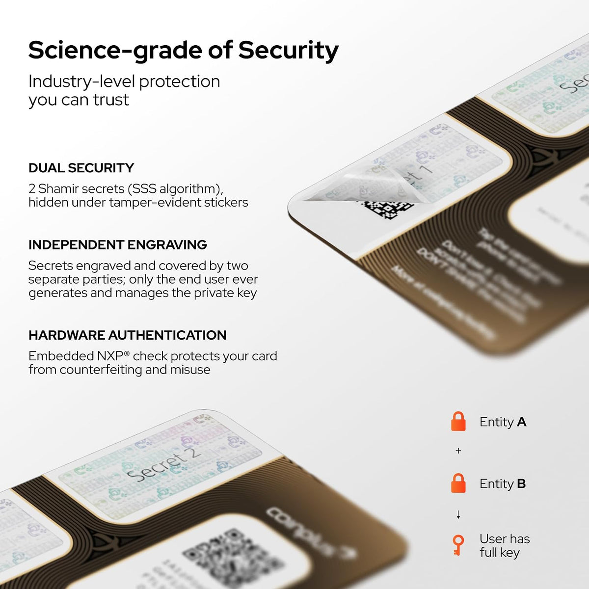 Coinplus Paquete de copia de seguridad de tarjetas criptográficas -...