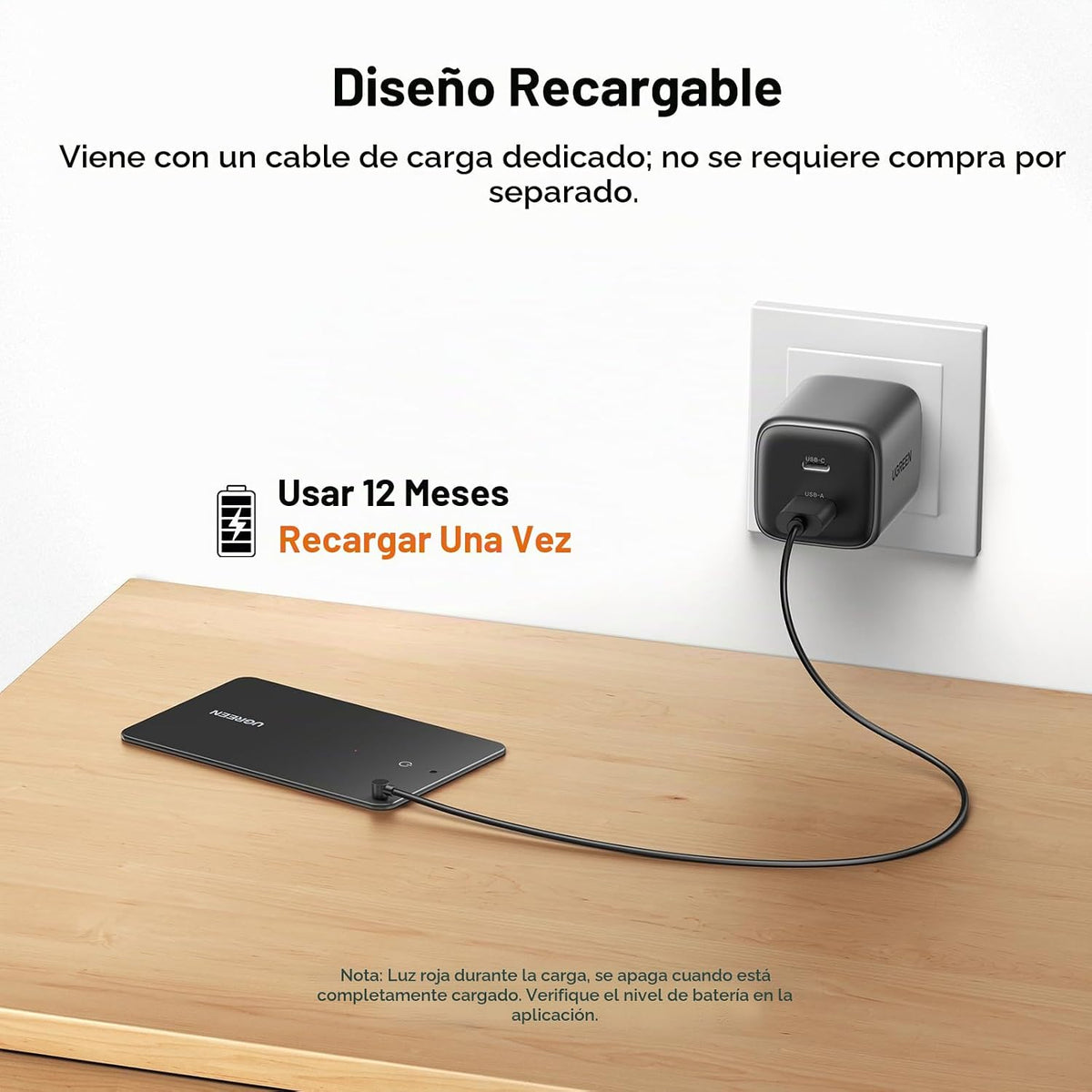 UGREEN Tarjeta de seguimiento de billetera delgada FineTrack (solo...