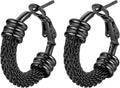 PROSTEEL 12\/16\/24\/32\/40 Pulgadas Aretes de Aro Gruesos para Muj...