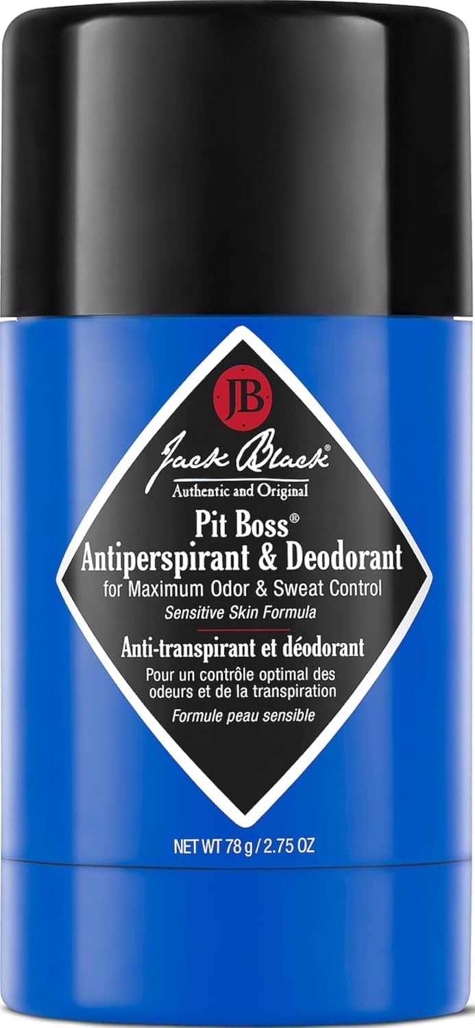 Desodorante y antitranspirante Jack Black Pit Boss para hombres - 2...