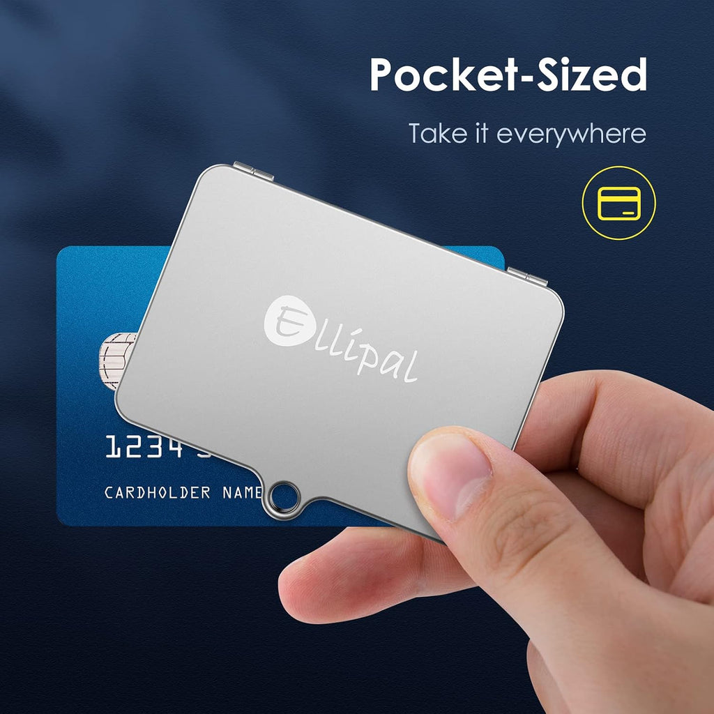 ELLIPAL Copia de Seguridad de Frases Cripto, Caja de Almacenamiento...
