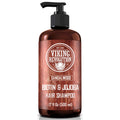 Viking Revolution Sandalwood - Champú para hombre con biotina y ace...