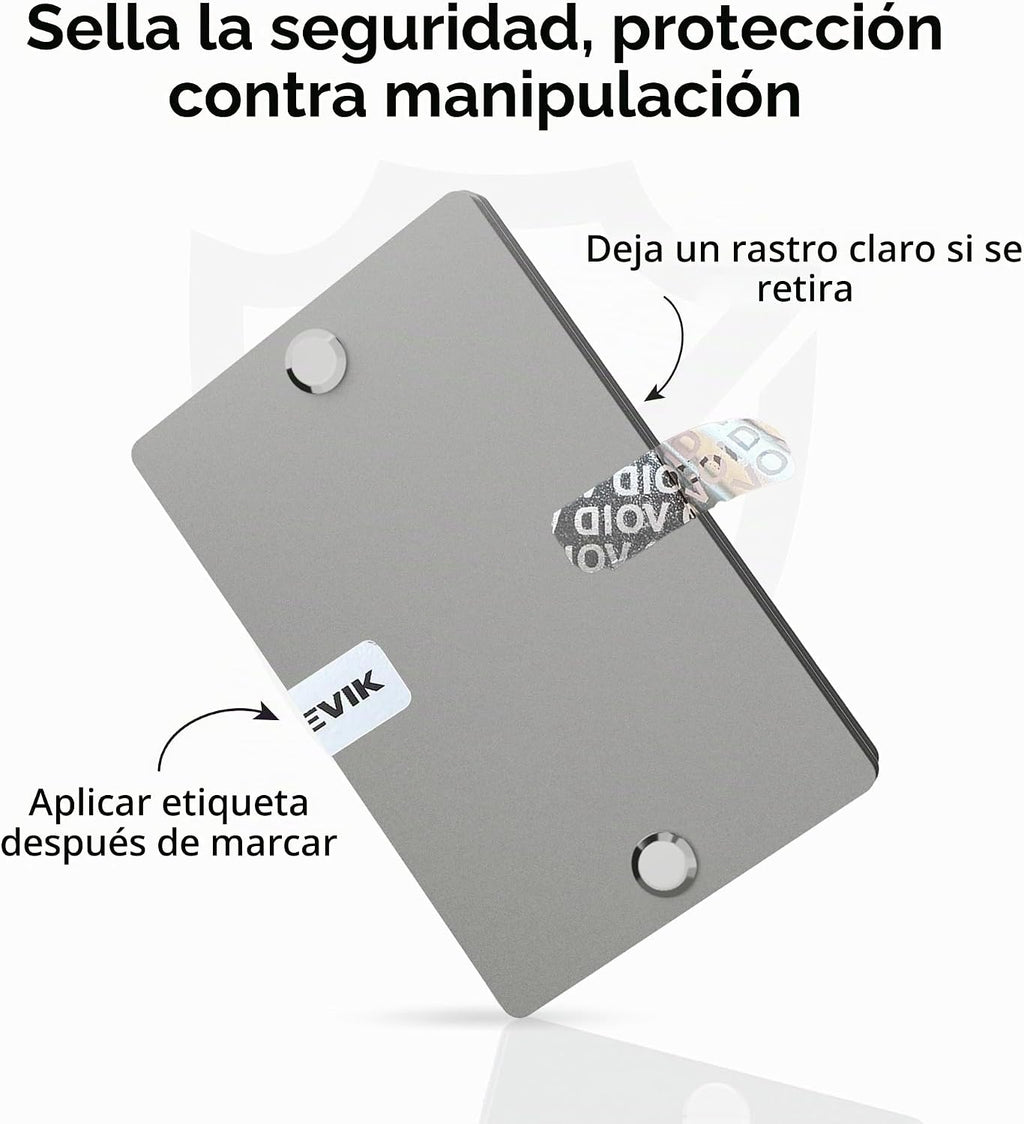 CREVIK Titanio Crypto Seed Phrase Frase Frigorífico, 0.079 in Extra...