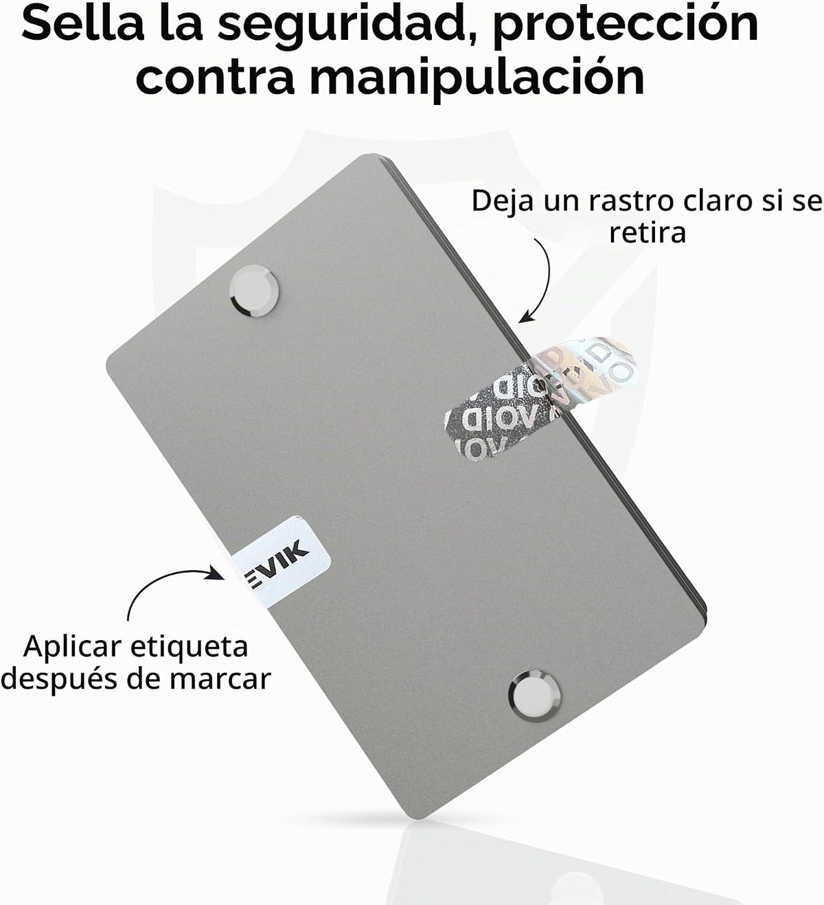 CREVIK Titanio Crypto Seed Phrase Frase Frigorífico, 0.079 in Extra...