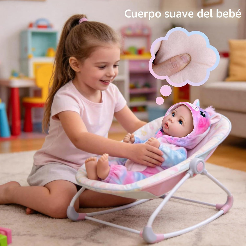 UOFTKIZ Real Life Baby Doll Girl - Muñeca realista de 17 pulgadas c...