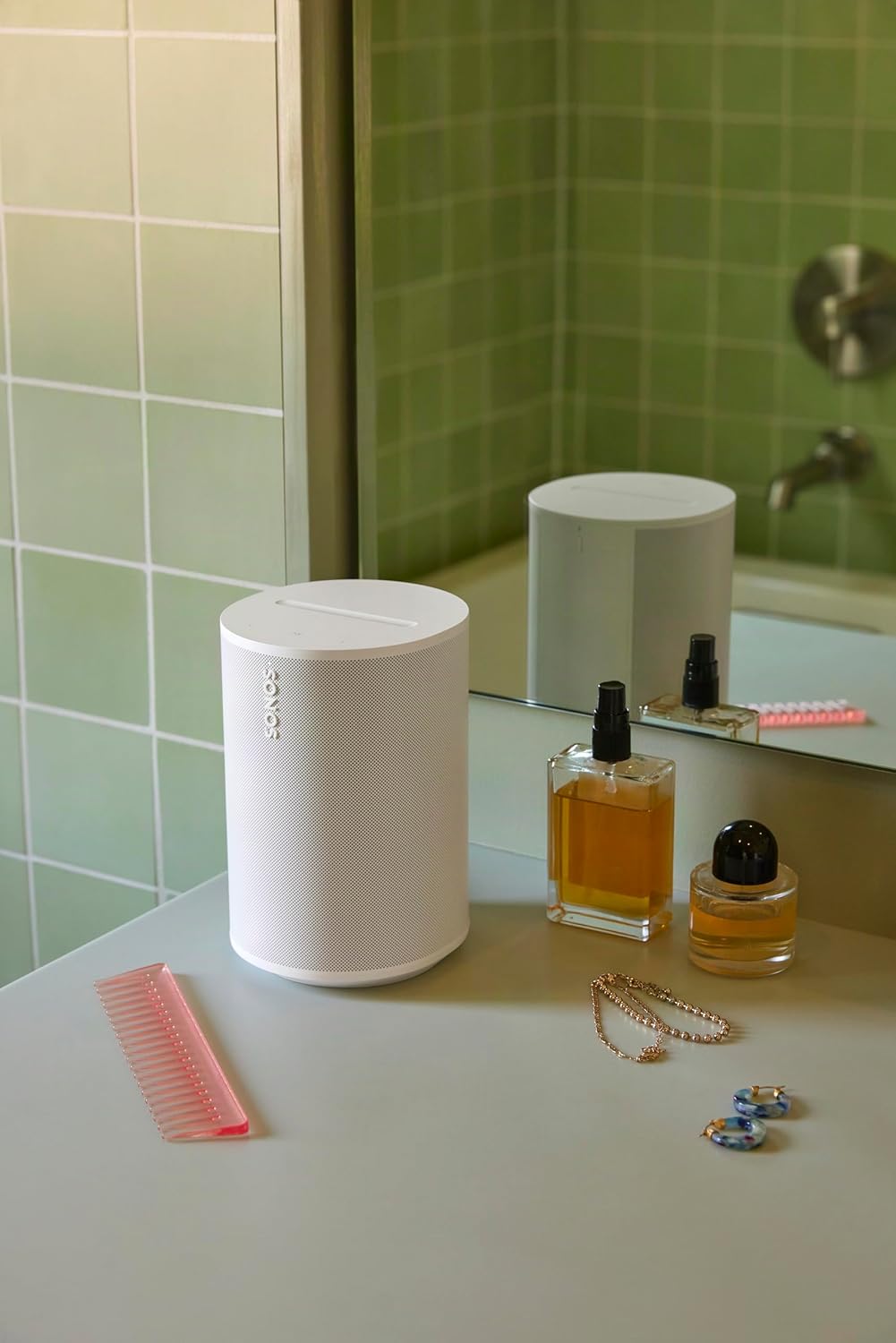 Sonos Era 100 SL - Altavoz compacto sin micrófono con WiFi, Bluetoo...