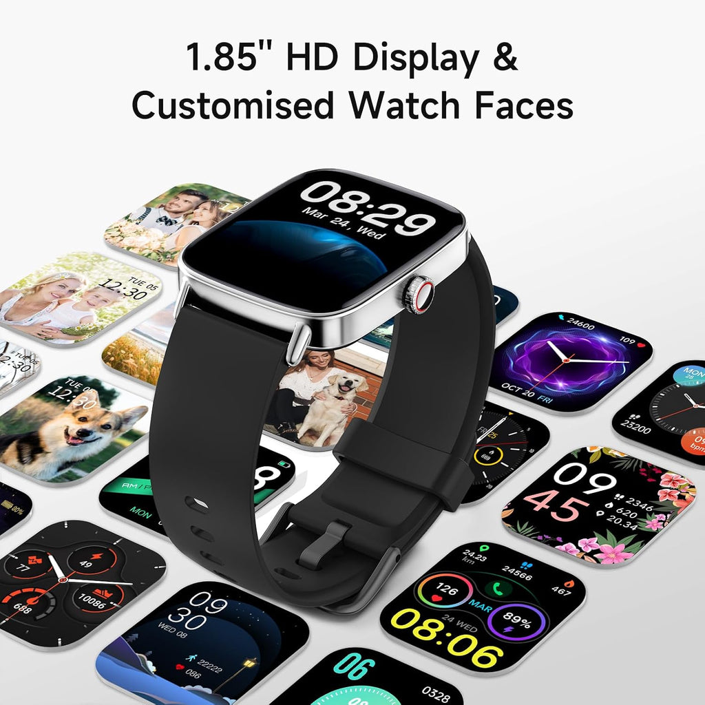 Reloj inteligente para hombres y mujeres, reloj inteligente HD de 1...