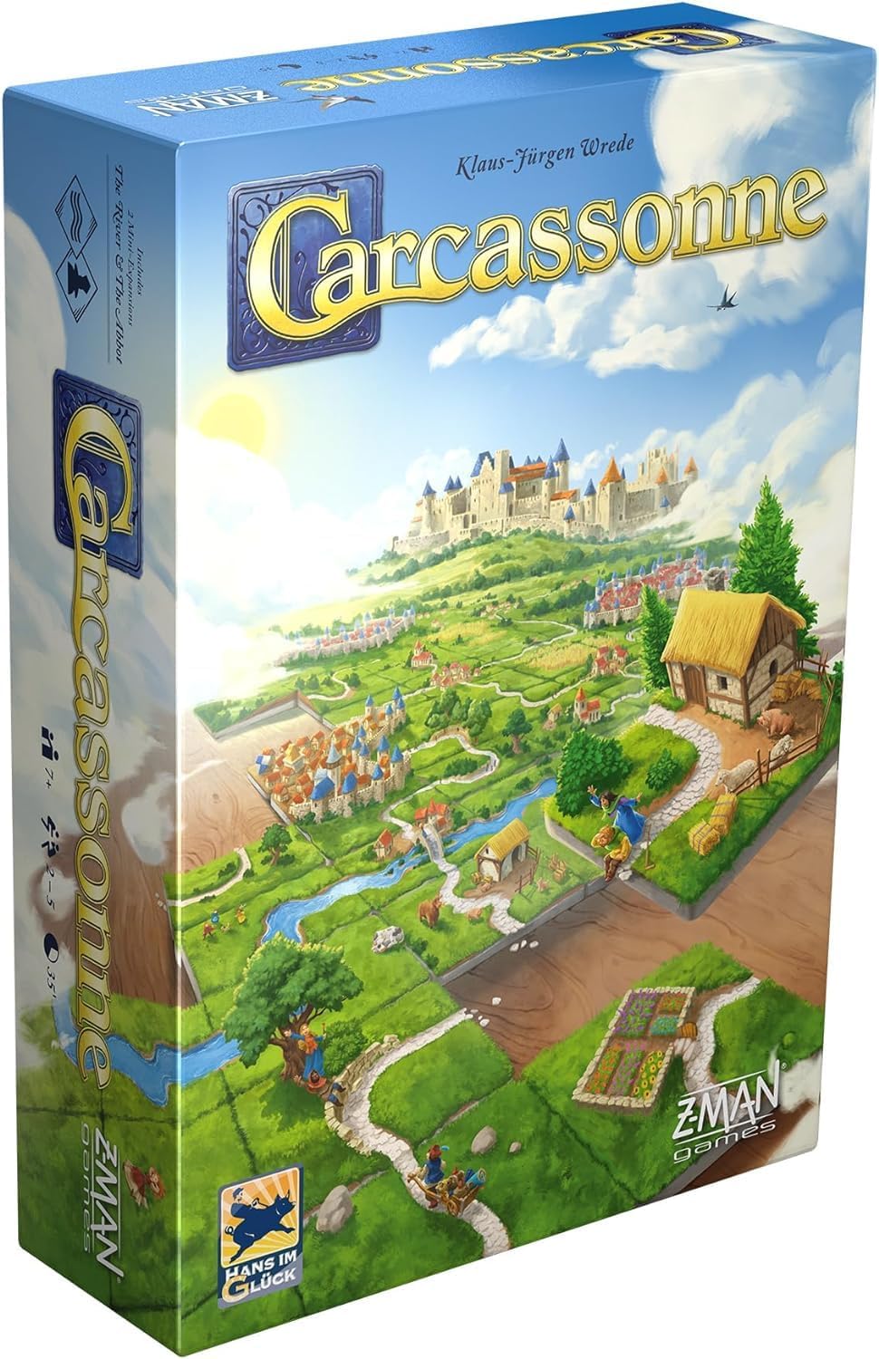 Asmodee Carcassonne Juego de Mesa - Juego Clásico de Estrategia de...