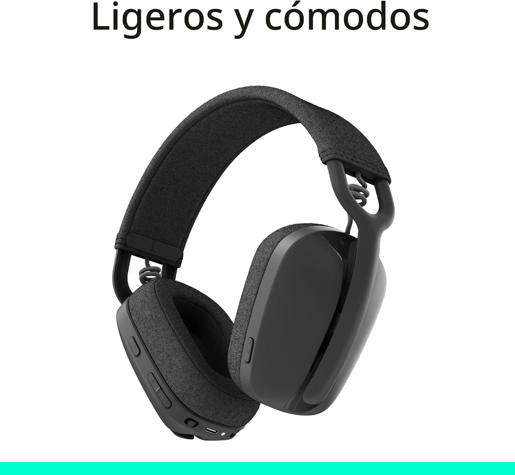 Logitech Zone Vibe 100 - Auriculares inalámbricos ligeros sobre la...