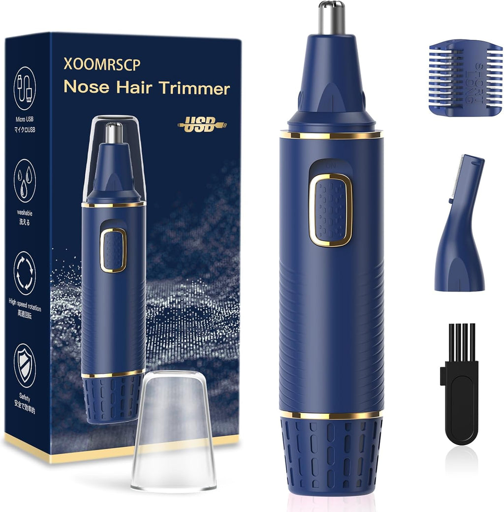 XOOMRSCP Recortadora de pelo de nariz para hombres, recortadora de...