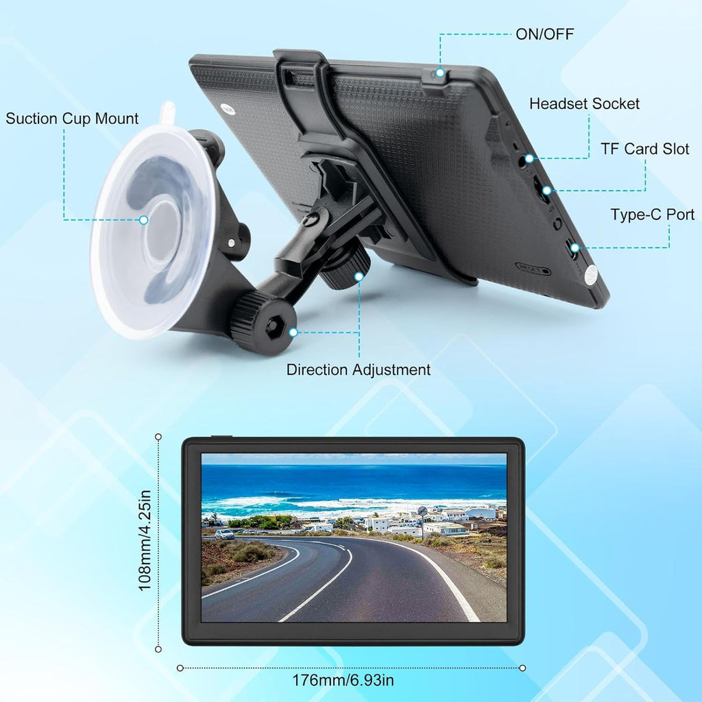 Jimtour Navegador GPS para camión de coche \u2013 Sistema de navega...