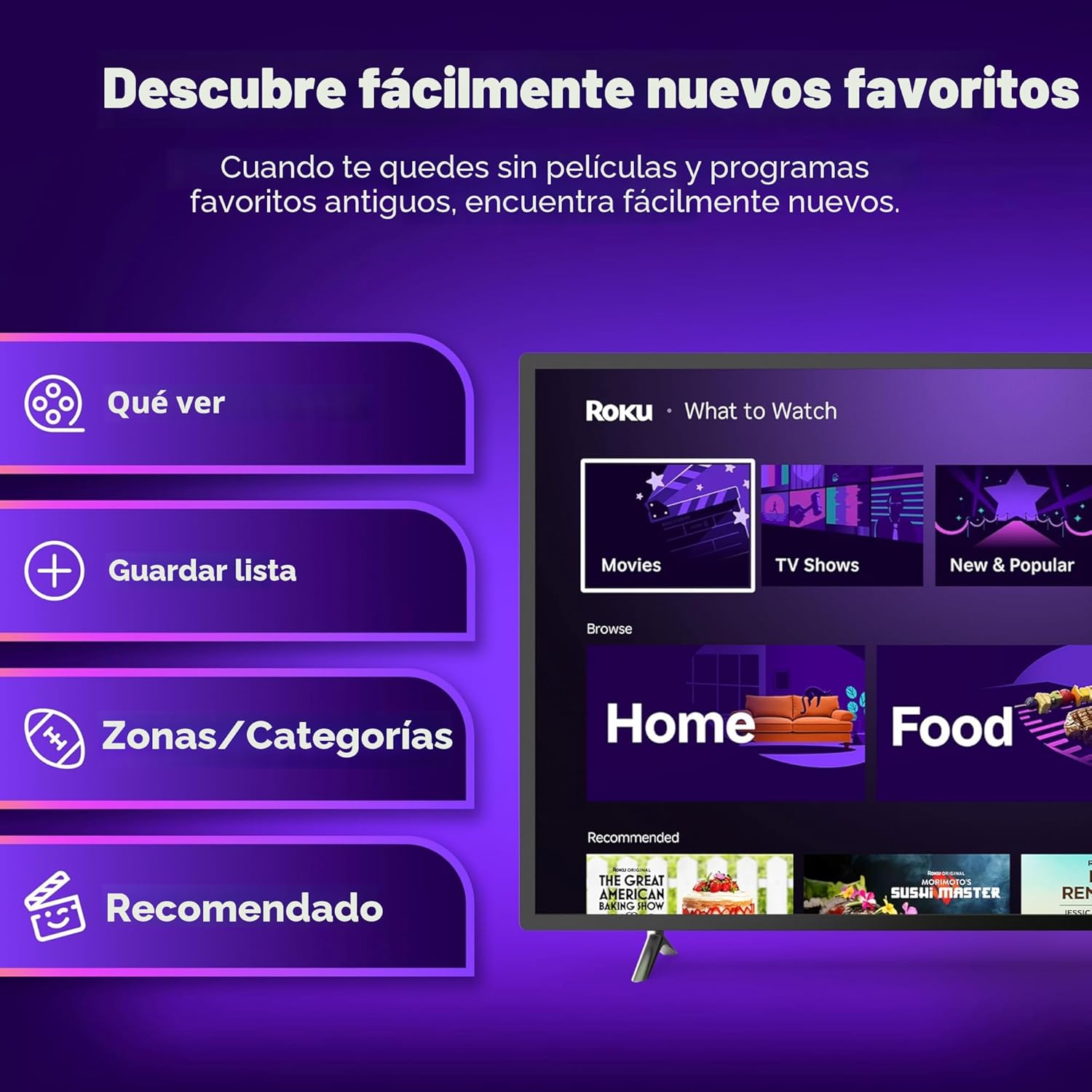 Roku Streaming Stick 4K - Dispositivo de transmisión HDR y Dolby Vi...