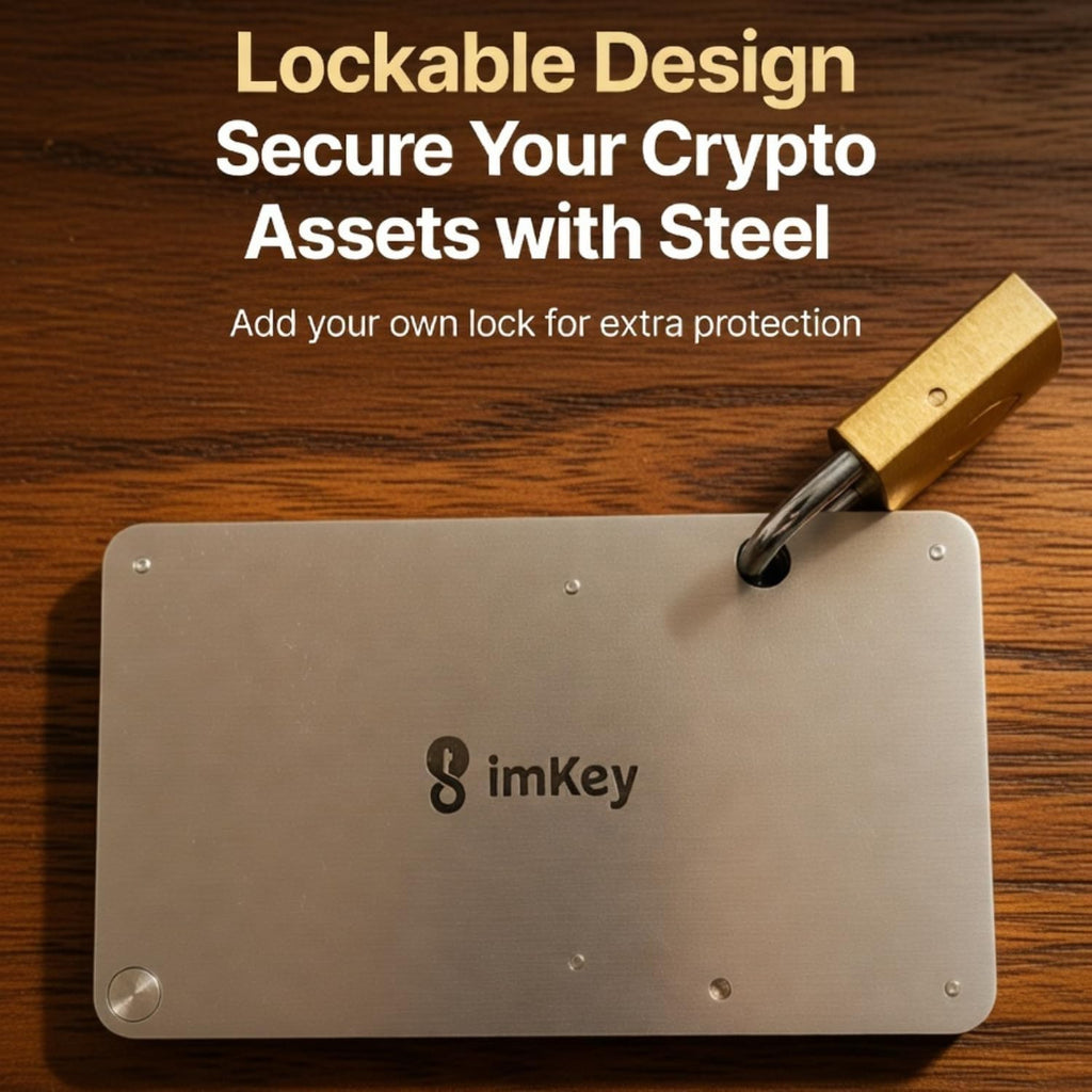 imKey Cartera de hardware de criptomonedas y kit de almacenamiento...