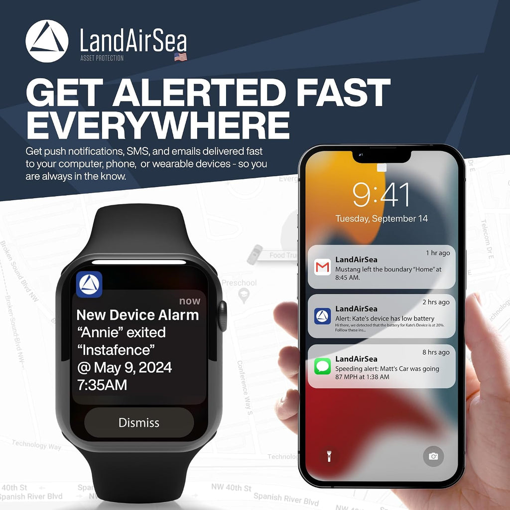LandAirSea 54 Rastreador GPS (Edición Premium) - Batería de Larga D...
