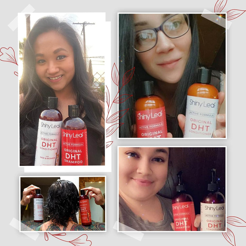 DHT Blocker Champú y acondicionador para pérdida de cabello con bio...