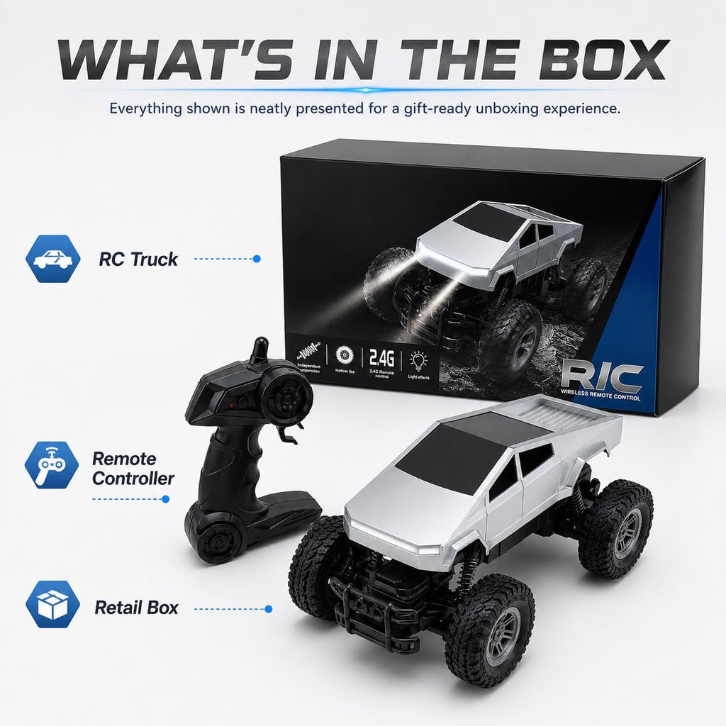 UMURSIM Coche de control remoto, camión RC 1:18 para niños, juguete...