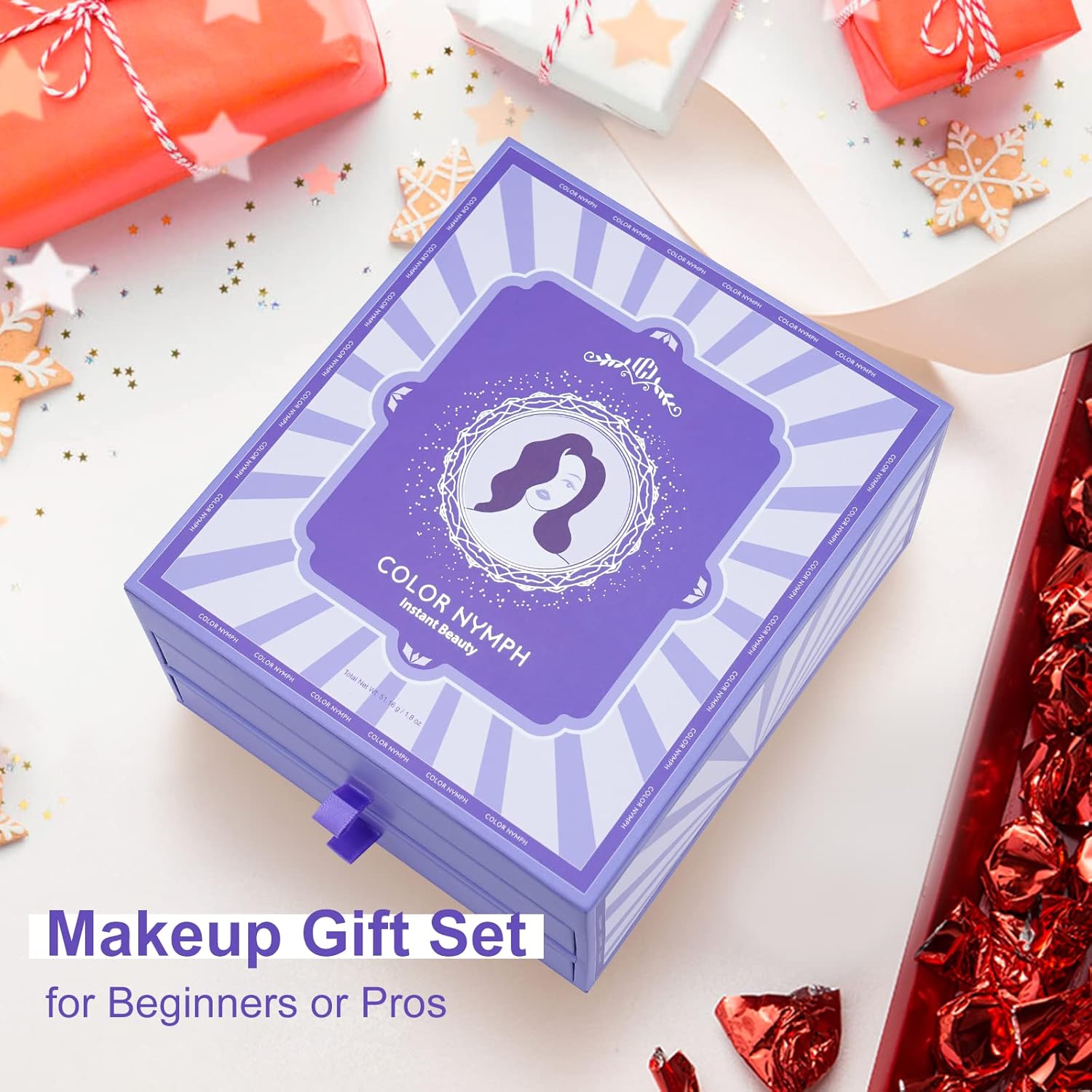 Set de maquillaje Color Nymph para adolescentes, kit completo con k...