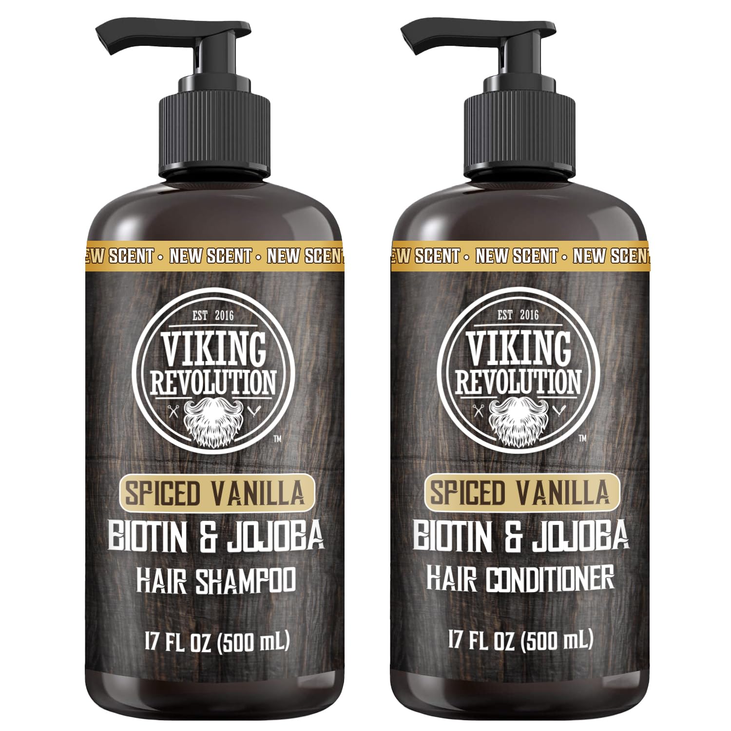 Viking Revolution Spiced Vanilla - Juego de champú y acondicionador...