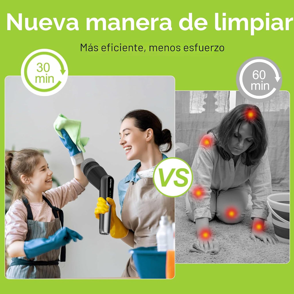 Dreazu Pro - Limpiador eléctrico giratorio 10 en 1 para baño | Cepi...