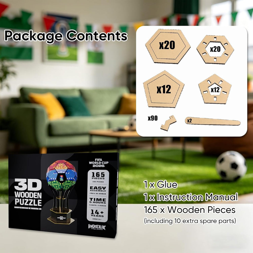 Modelo de trofeo de rompecabezas 3D de la Copa Mundial de la FIFA,...