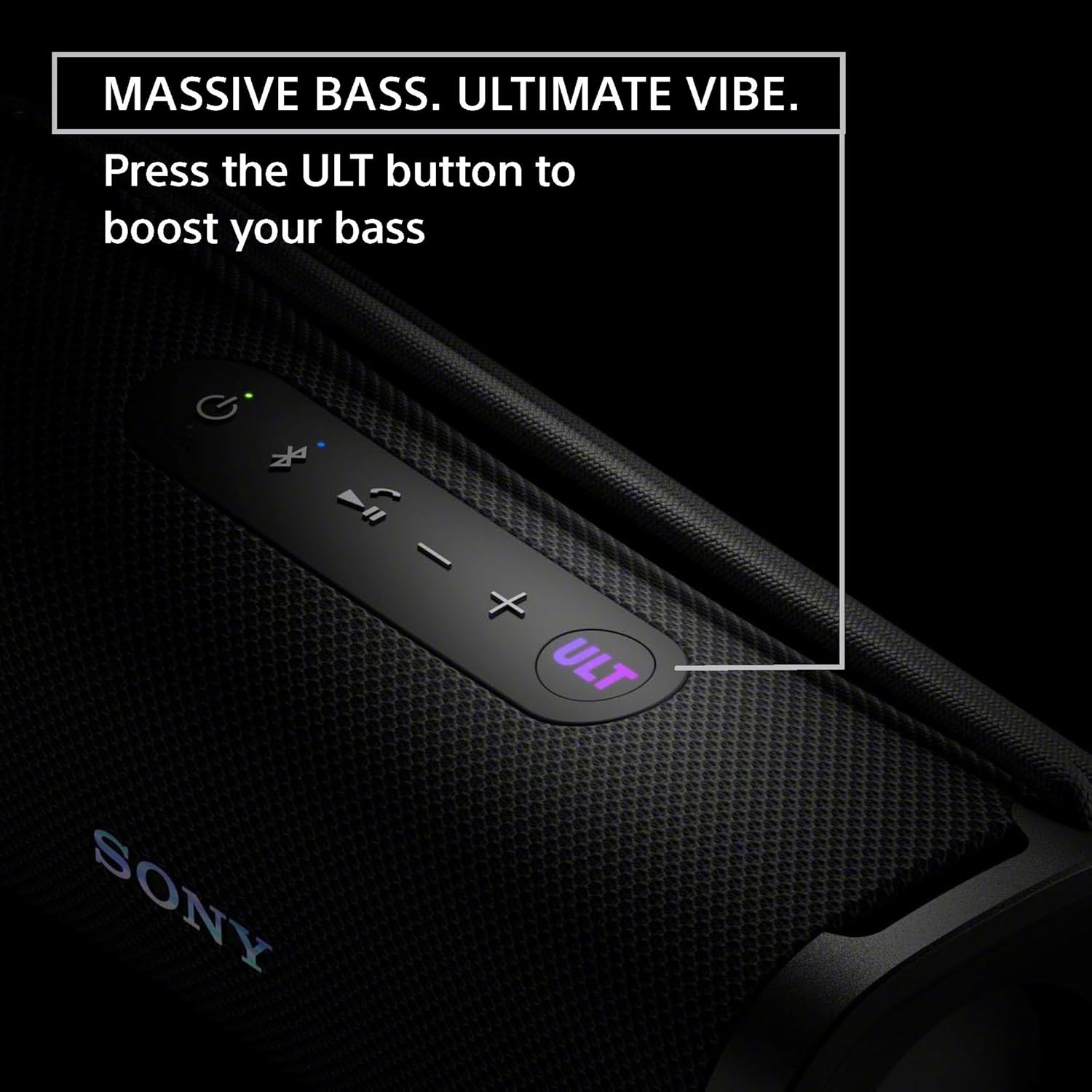 Sony ULT Field 1 - Altavoz Bluetooth portátil impermeable, graves m...