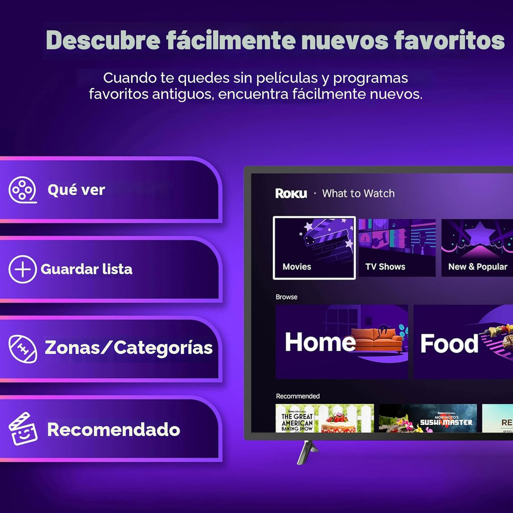 Roku Streaming Stick Plus 2025 - Dispositivo de transmisión Roku 4K...