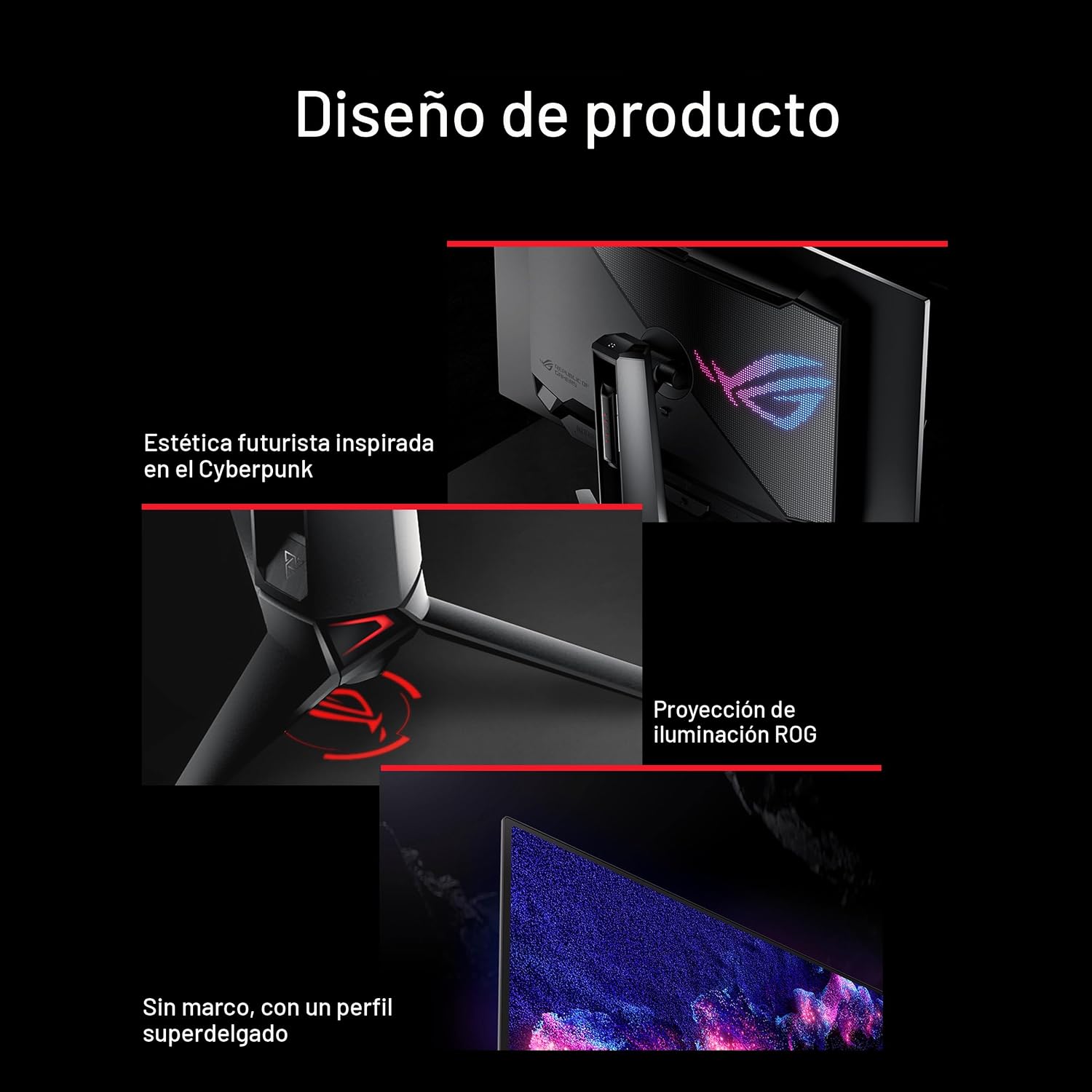 ASUS ROG Swift - Monitor OLED para juegos 4K de 32 pulgadas (PG32UC...