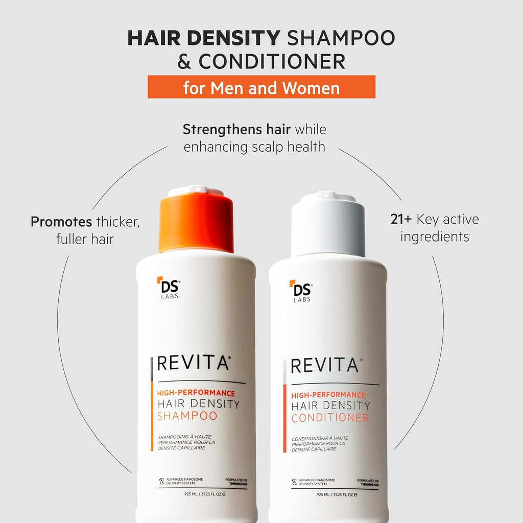 DS Labs Revita Kit de Champú y Acondicionador, 925 mL - Sistema de...