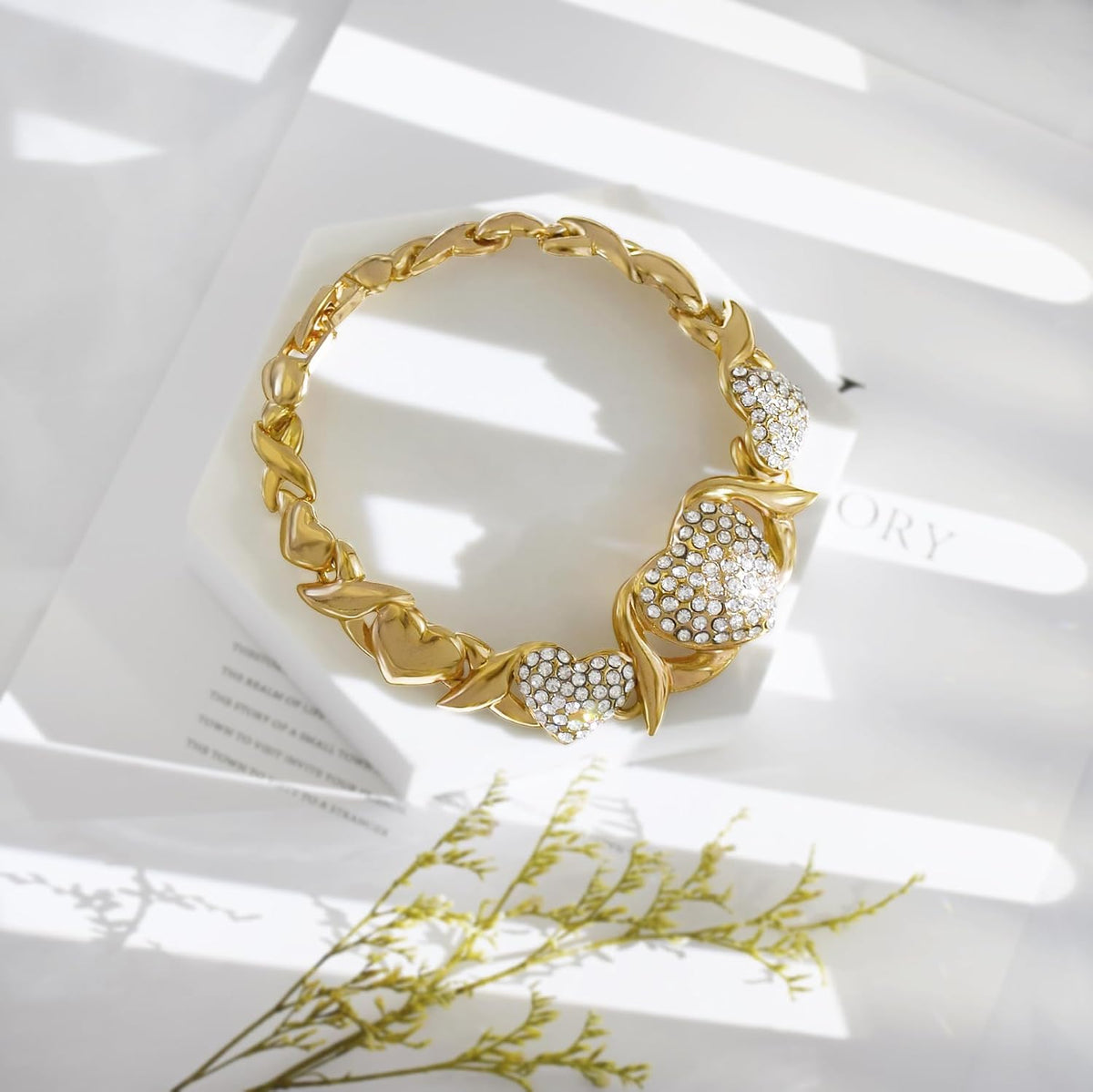 Conjuntos de joyas de oro para mujer, conjuntos de joyas de oro XOX...