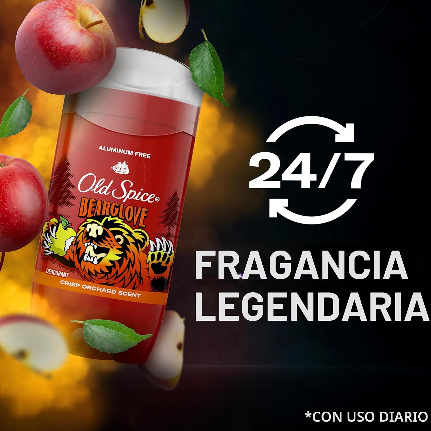Old Spice Desodorante sin aluminio para hombres, protección contra...