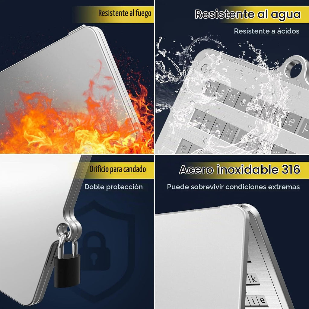 ELLIPAL Copia de Seguridad de Frases Cripto, Caja de Almacenamiento...