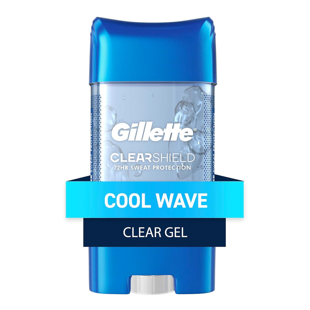 Gillette Gel transparente antitranspirante\/desodorante (paquete de 6)
