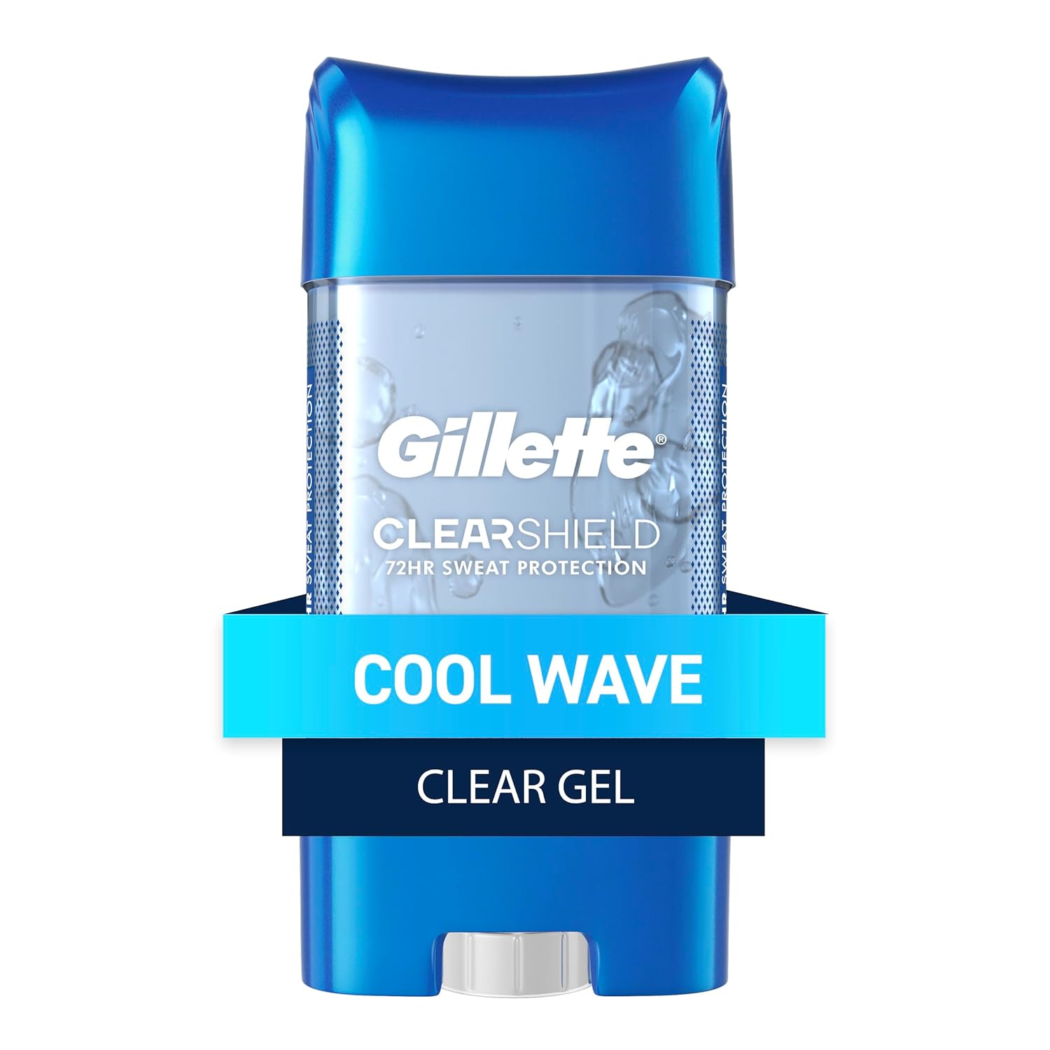 Gillette Gel transparente antitranspirante\/desodorante (paquete de 6)
