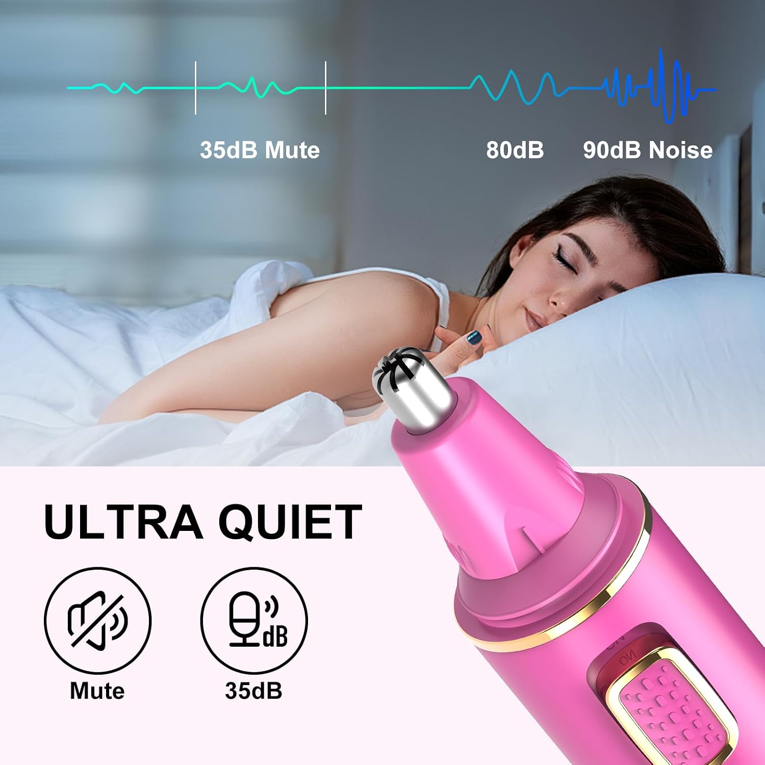 XOOMRSCP Recortadora de pelo de nariz para mujeres y hombres, recor...