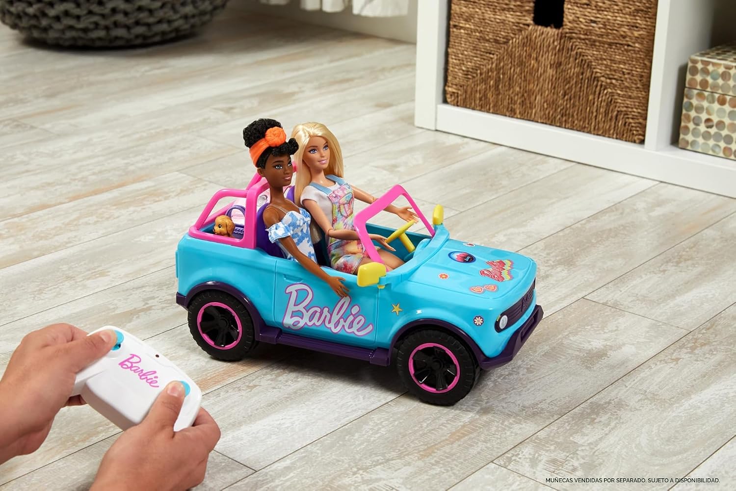 Barbie Hot Wheels RC SUV, vehículo de control remoto que se adapta...