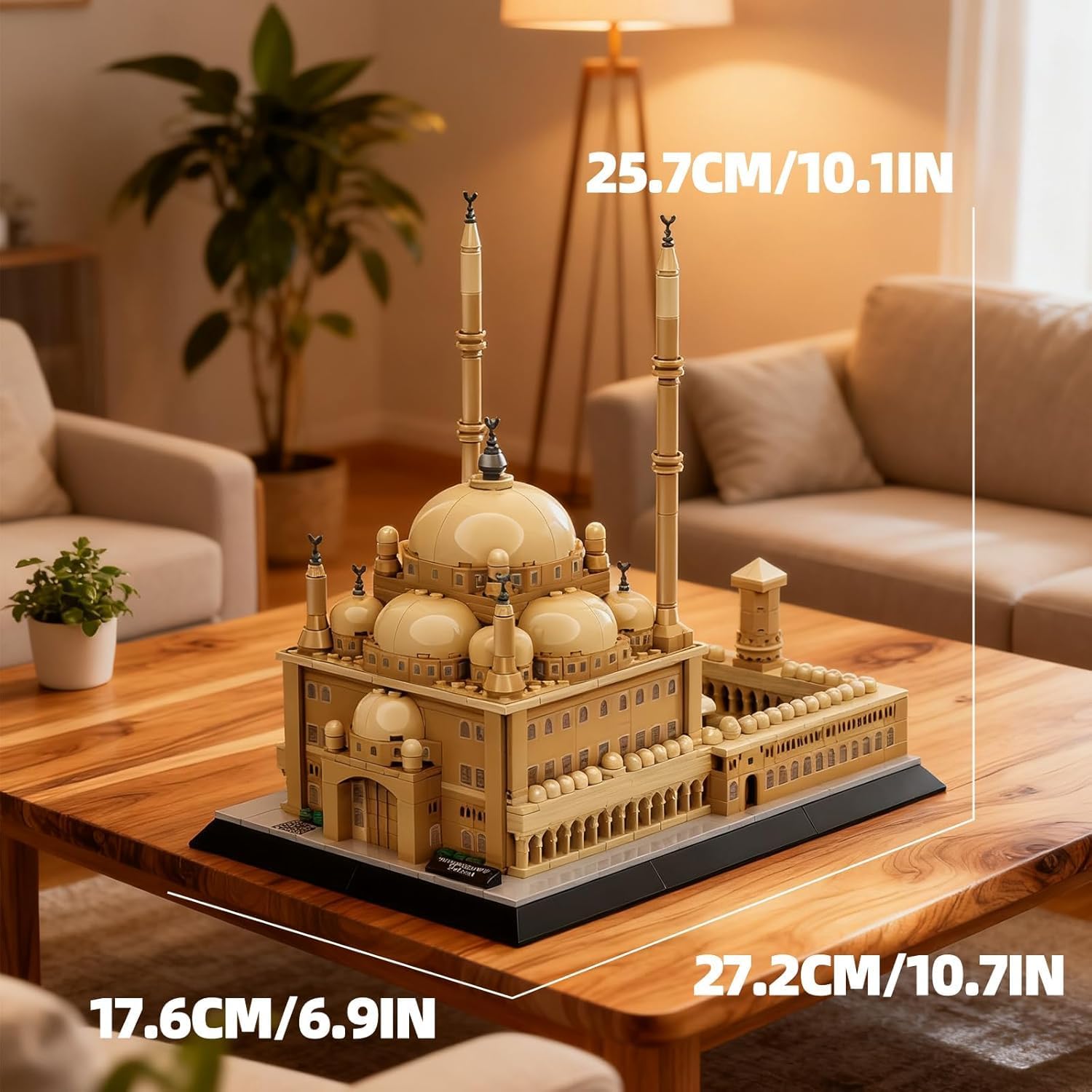 Myth Qholve Egipto Mohammed Ali Mosque Building Blocks, modelo de a...