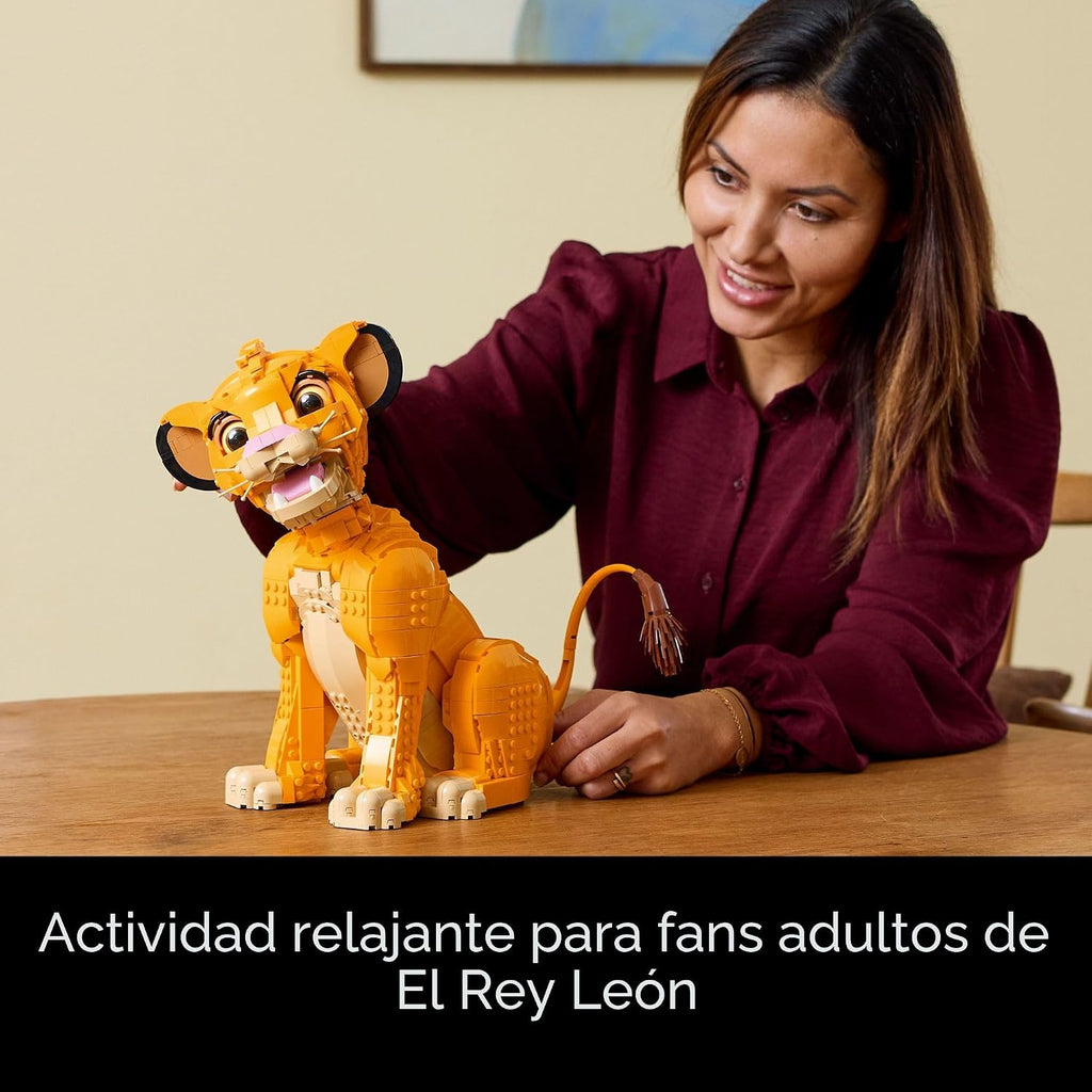 LEGO Disney El Joven Simba El Rey León Sets de Construcción para Ad...